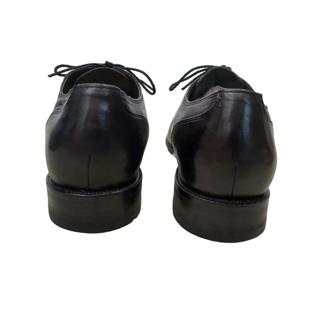 Cole Haan Air Pitney Oxford Shoe Mens 8.5 Black Wingtip Leather Lace Up Business
